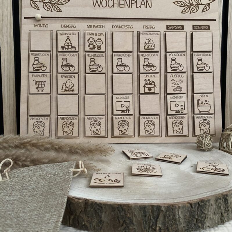 Wochenplaner personalisiert