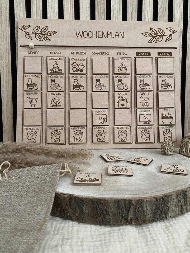 Wochenplaner personalisiert
